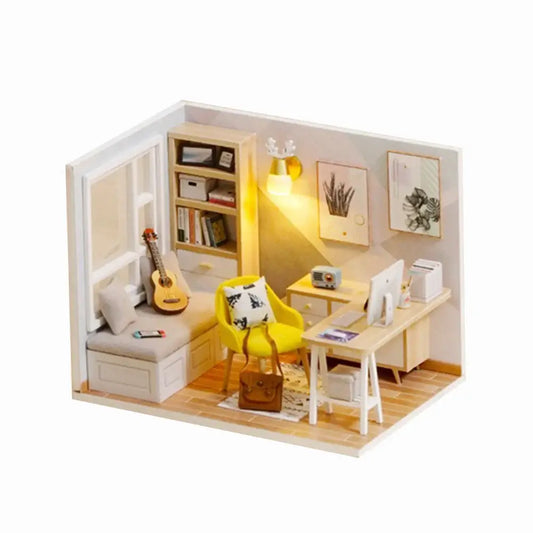 Cutebee Sunshine Study DIY Dollhouse Kit