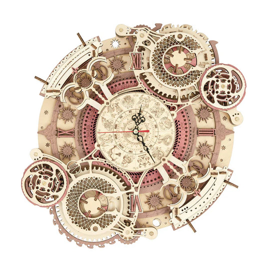 ROKR Zodiac Wall Clock Mechanical Time Art Engine