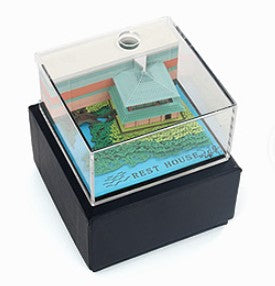 Small Bridge Water Omoshiroi Block 3D Memo Pad