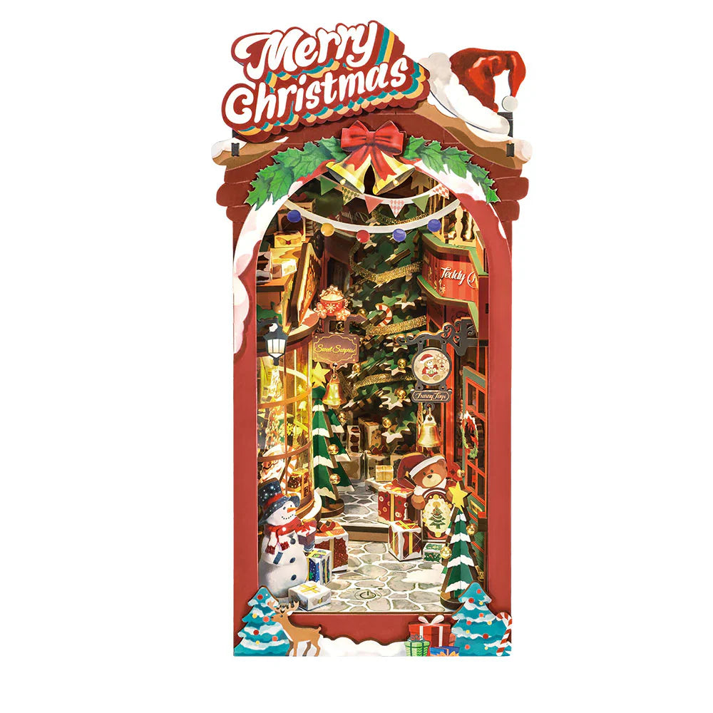 Rolife Christmas Street DIY Book Nook Kit