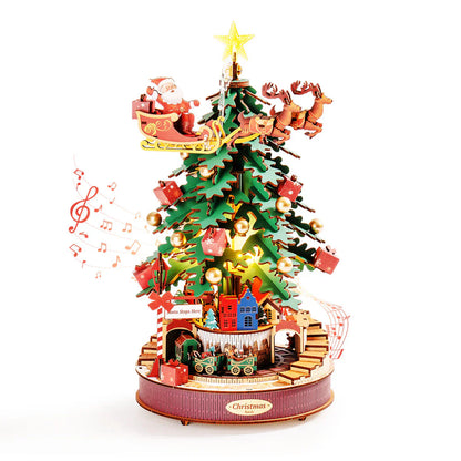 Rolife Christmas Melody Tree Music Dreamer DIY Music Box