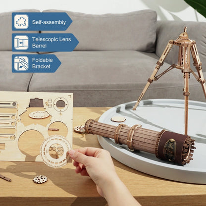 Robotime Monocular Telescope 3D Wooden Puzzle