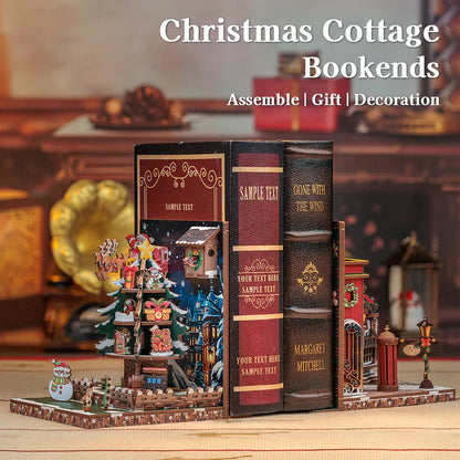 Christmas Cottage DIY Book Nook Kit