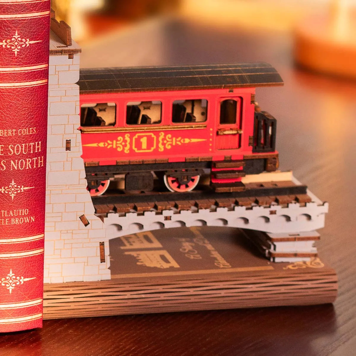 Robotime Rolife Century Train DIY Book Nook Kit