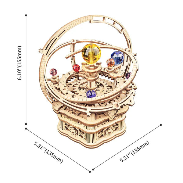 ROKR Starry Night Orrery Mechanical Music Box