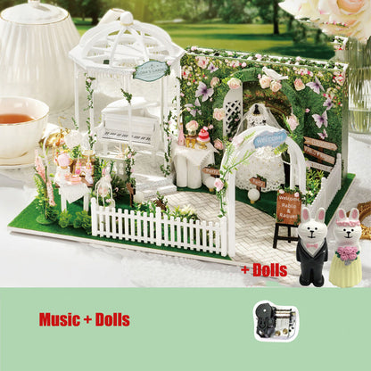 Country Wedding DIY Miniature Dollhouse Kit