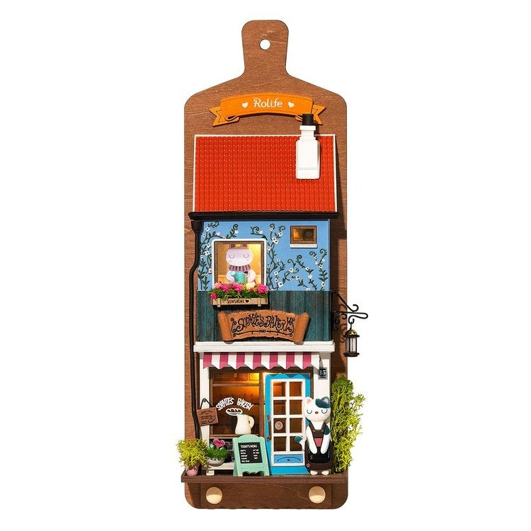 Rolife DS019 Aroma Toast Lab DIY Wall Hanging - Mycutebee