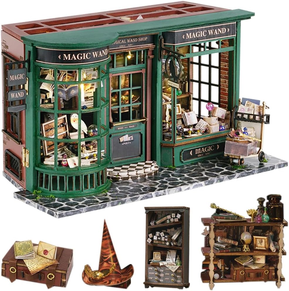 Magical Wand Shop DIY Dollhouse Kit