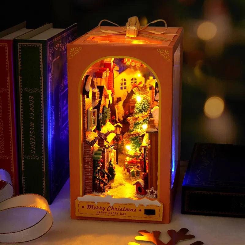 Merry Christmas DIY Book Nook Kit