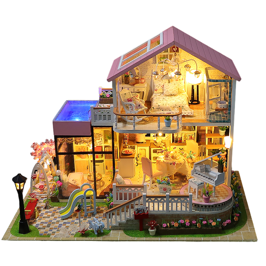 First Sight Love Villa DIY Dollhouse Kit