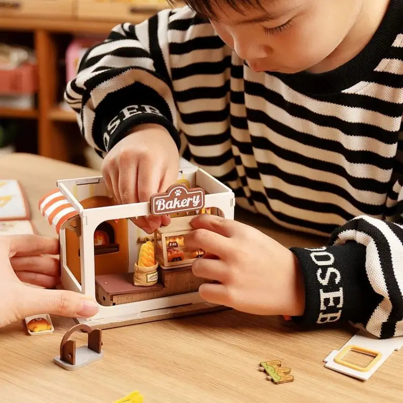 Robotime Rolife Food Box Shop DIY Miniature House - Mycutebee