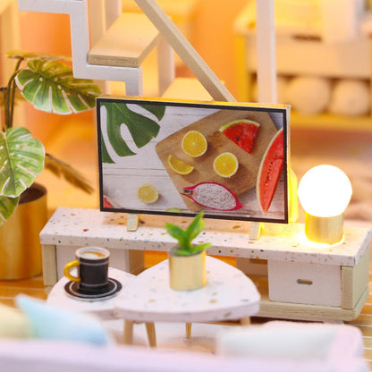 Cutebee Peaceful Minimal DIY 3D Miniature House Kit - Mycutebee