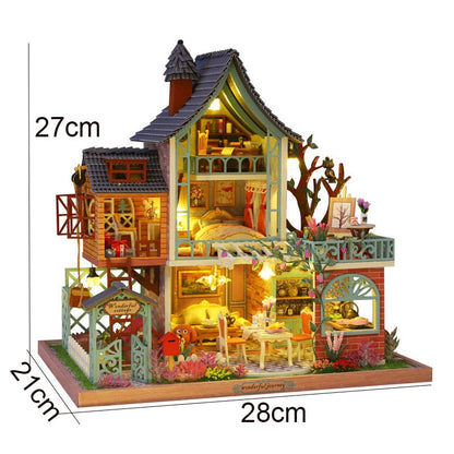 Happy Jungle Resort DIY Dollhouse Kit