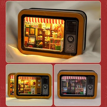 Radio Roombox Box Theatre DIY Miniature Kit 