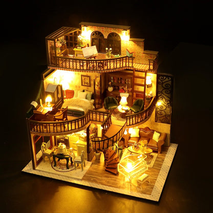 Gothic Villa DIY Dollhouse Kit