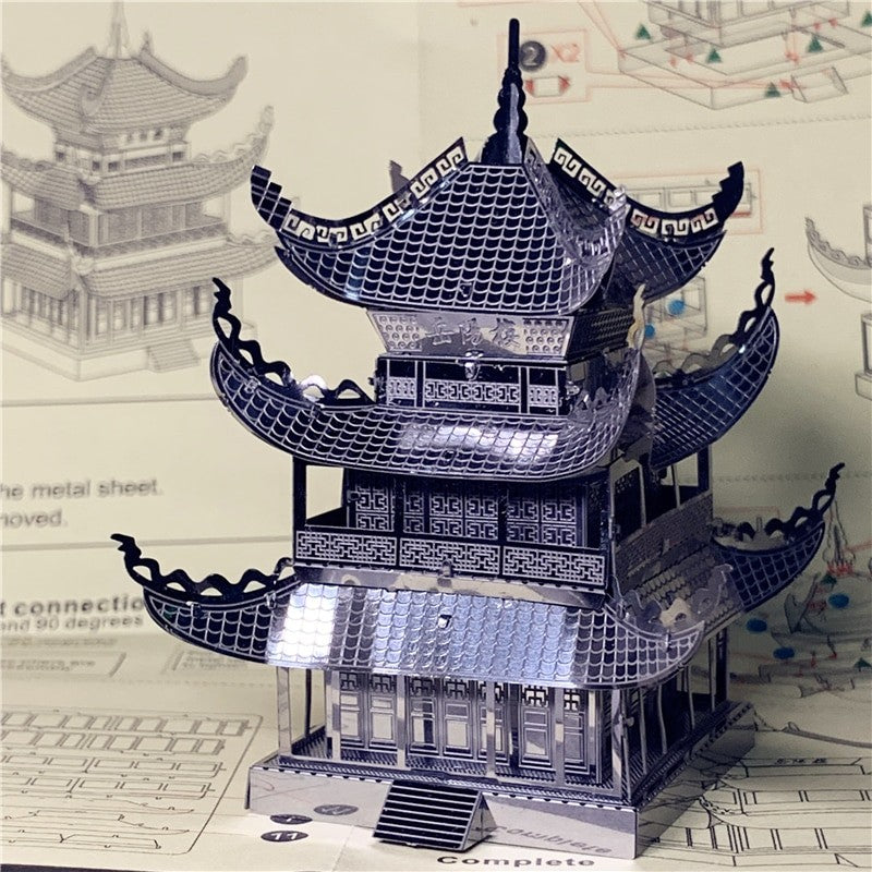 Yueyang Tower 3D Metal Model Kit