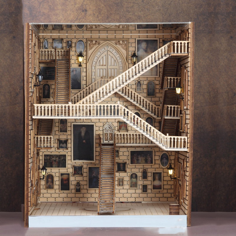 Harry Potter Spiral Staircase DIY Book Nook Kit