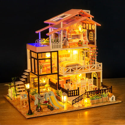 First Sight Love Villa DIY Dollhouse Kit