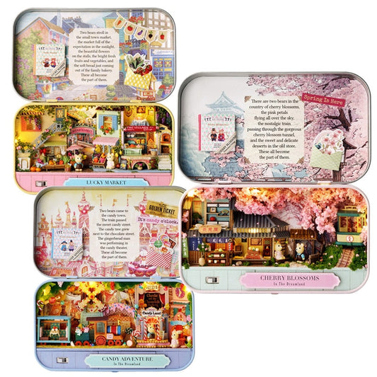 In the Dreamland Box Theatre DIY Dollhouse Kit