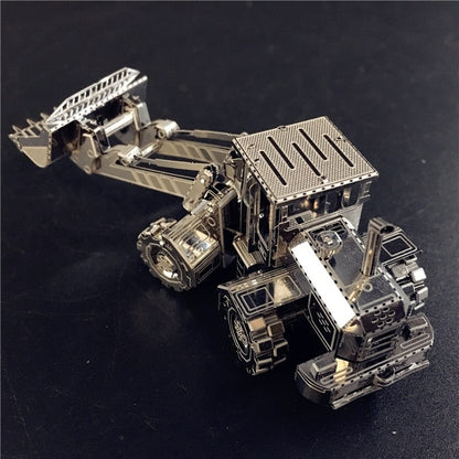 Bulldozer 3D Metal Model Kit