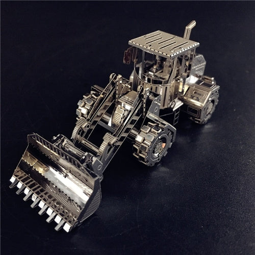 Bulldozer 3D Metal Model Kit