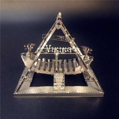 Viking Ship 3D Metal Model Kit