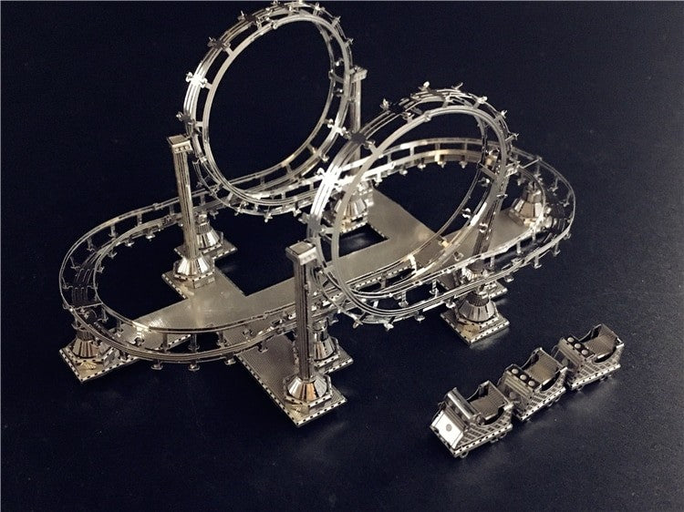 Crazy Roller Coaster 3D Metal Model Kit