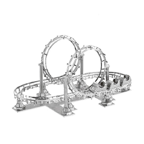 Crazy Roller Coaster 3D Metal Model Kit