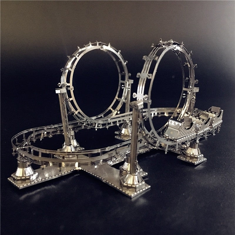 Crazy Roller Coaster 3D Metal Model Kit