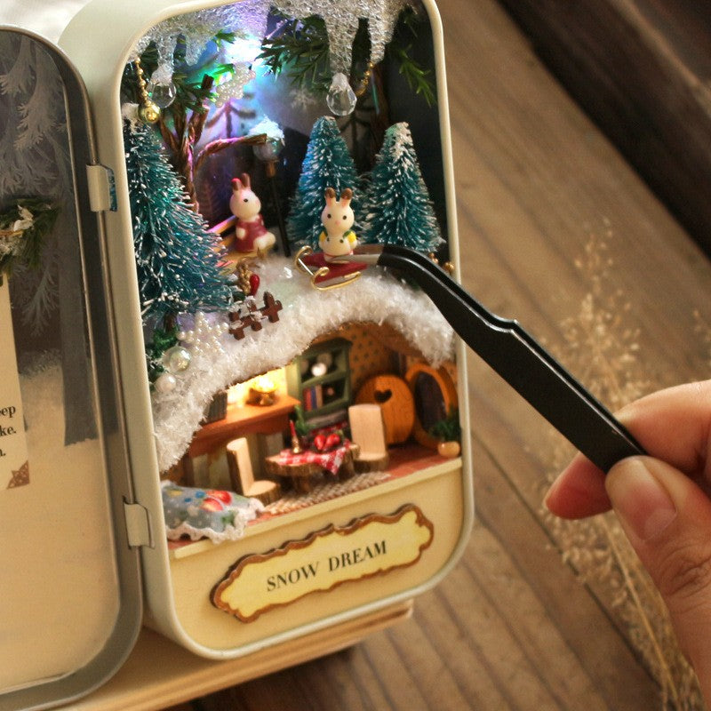 Snow Dream DIY Box Theatre Kit - Mycutebee