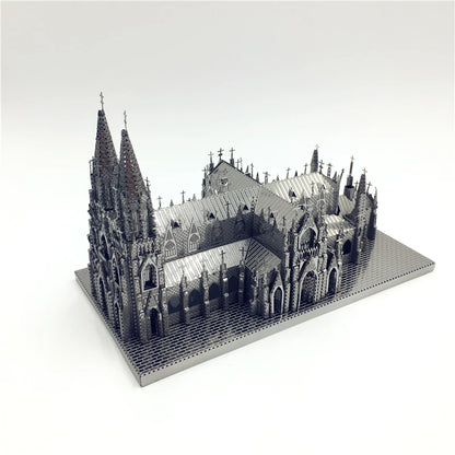 MMZ Model Ironstar 3D Metal Puzzle - St. Patrick's Cathedral Assembly Kit