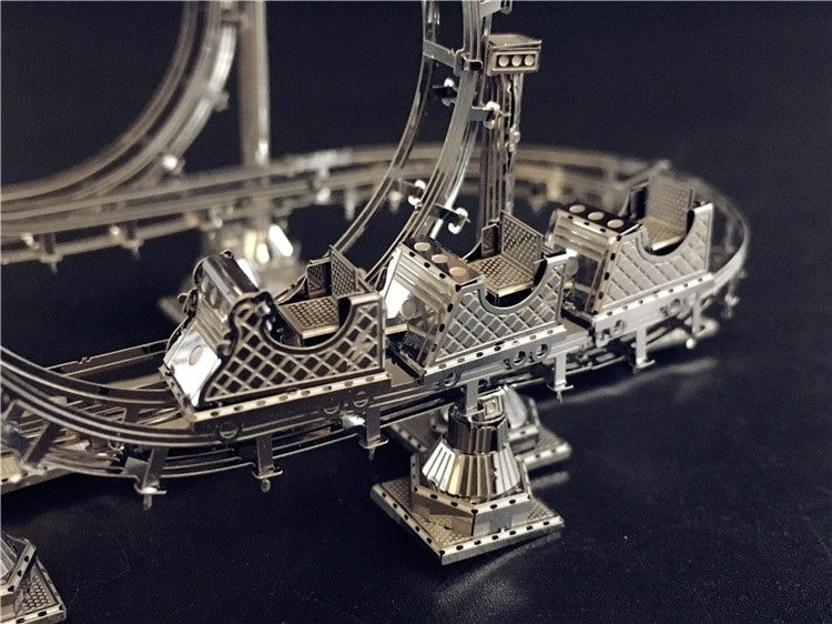 Crazy Roller Coaster 3D Metal Model Kit