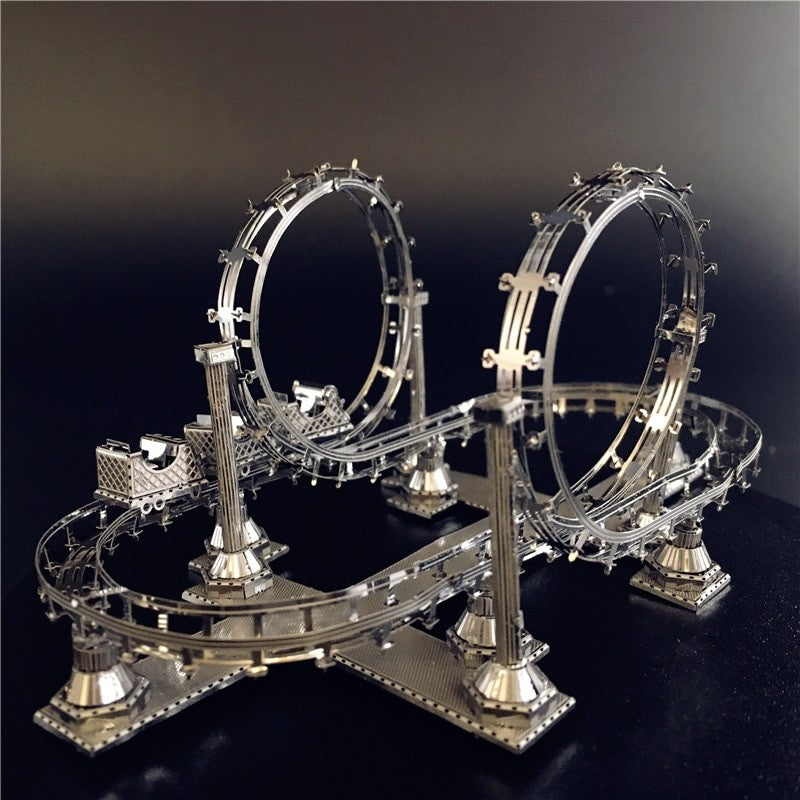 Crazy Roller Coaster 3D Metal Model Kit