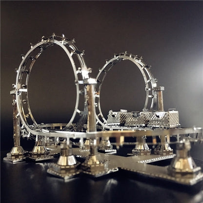 Crazy Roller Coaster 3D Metal Model Kit