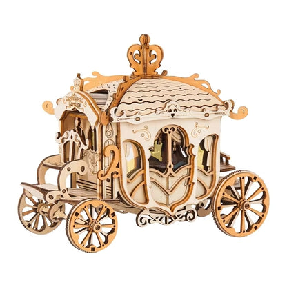 Robotime Rolife Carriage 3D Wooden Puzzle