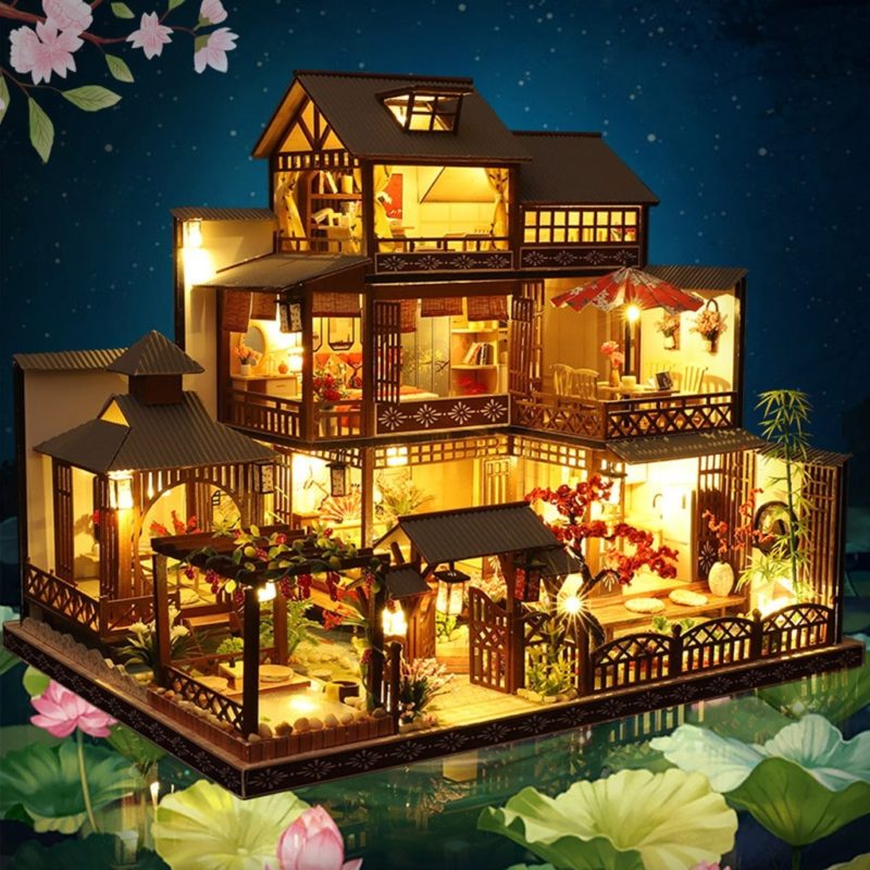 Japanese Style Spring Hours DIY Dollhouse  Instruction PDF