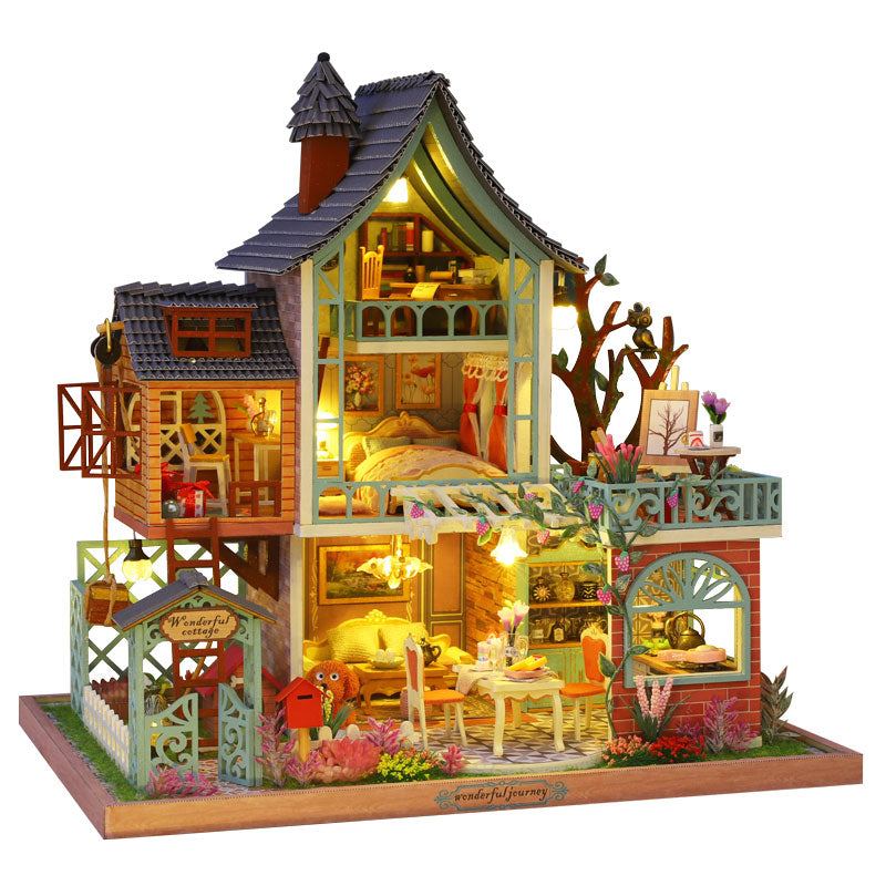 Happy Jungle Resort DIY Dollhouse Kit