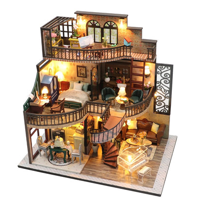 Gothic Villa DIY Dollhouse Kit