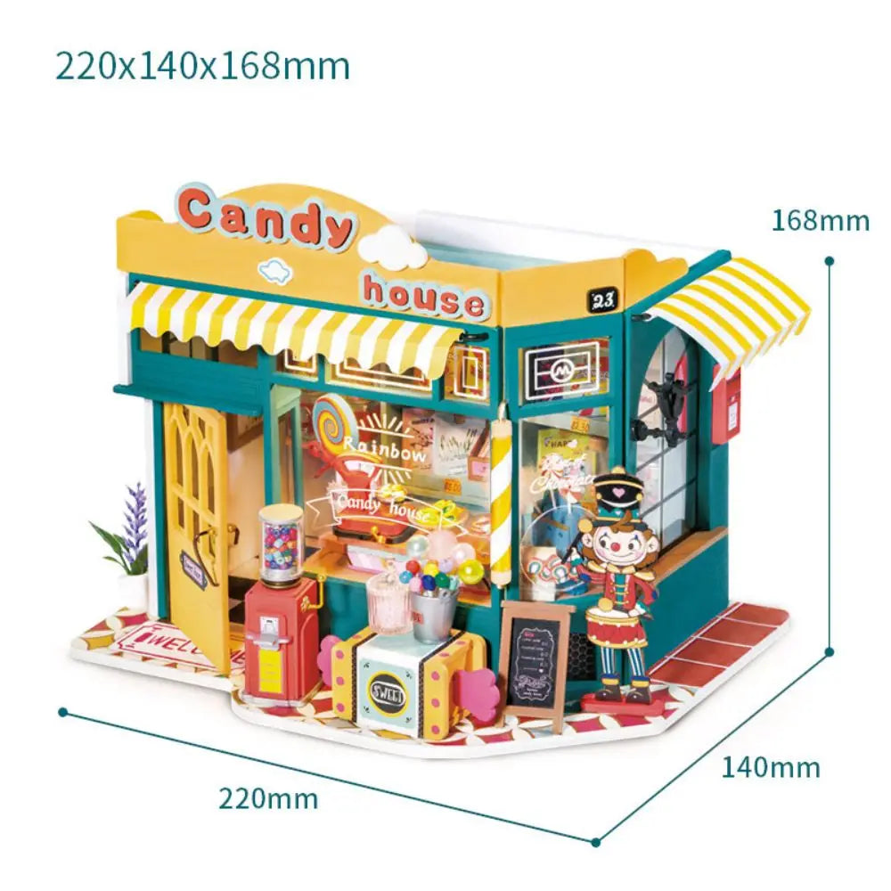 Rolife DG158 Rainbow Candy House DIY Dollhouse - Mycutebee