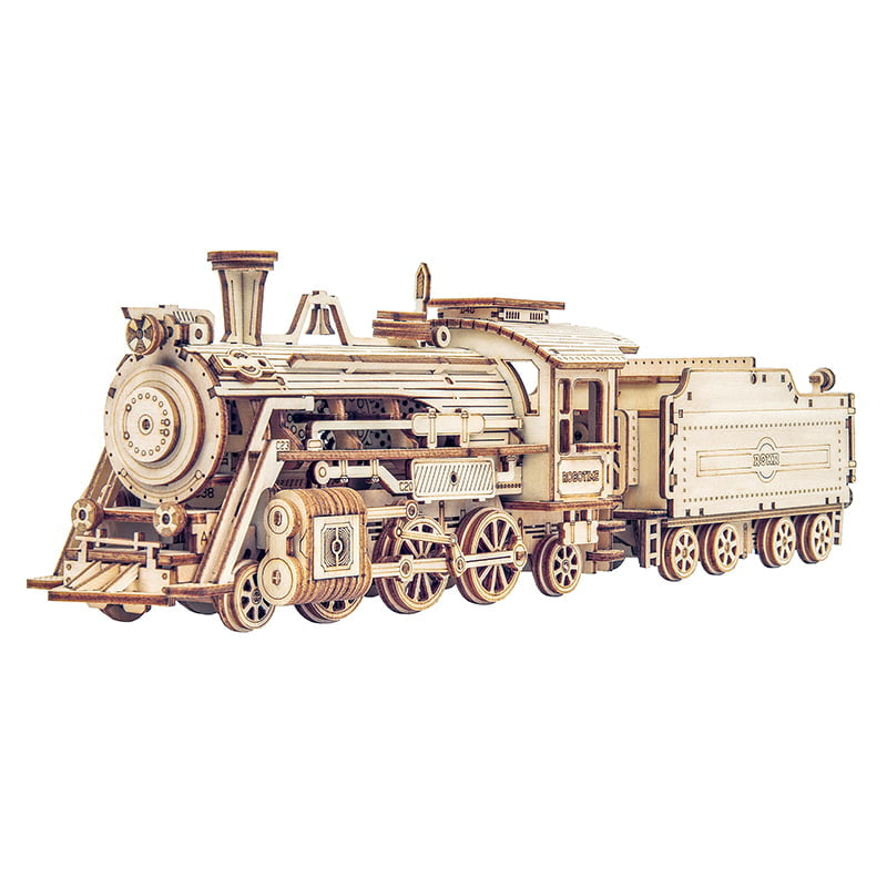 Robotime Rokr Prime Steam Express Train 3D Wooden Puzzle