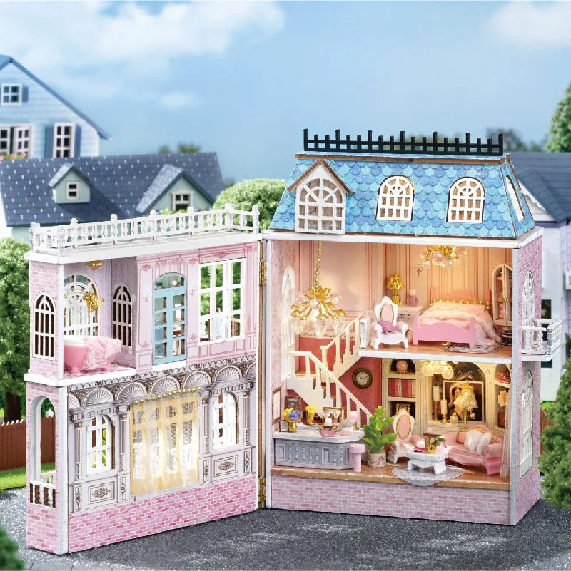 Cutebee Mini Villa Garden DIY Dollhouse Kit