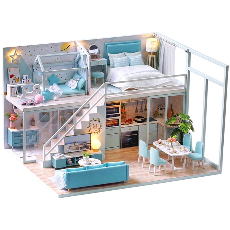 Cutebee Poetic Life DIY 3D Miniature Dollhouse Kit - Mycutebee