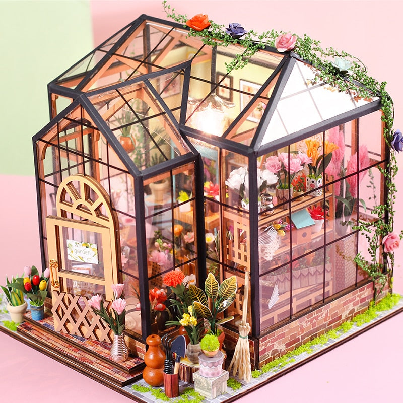 Jenny Greenhouse DIY Dollhouse Kit