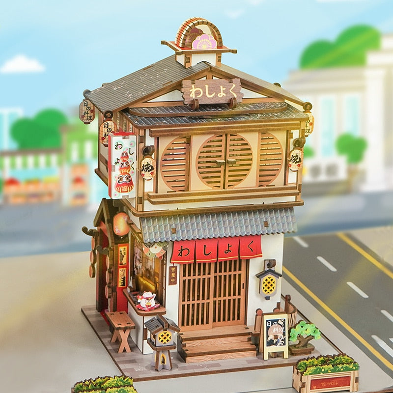 Cuisine Restaurant DIY Dollhouse Kit