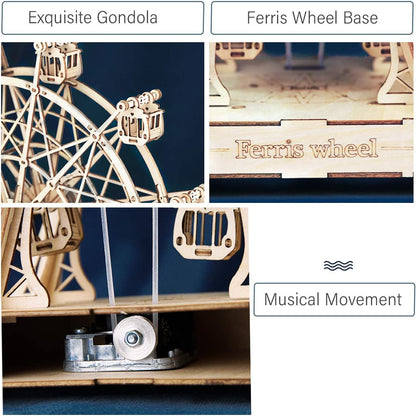 Robotime Rolife Ferris Wheel 3D Wooden Puzzle