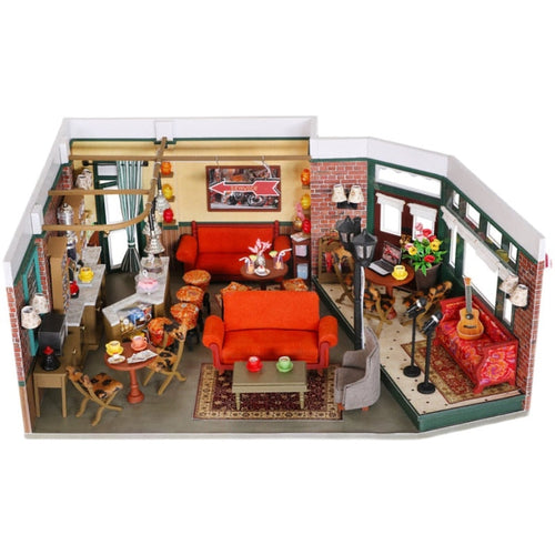 Friends Central Perk Cafe DIY Dollhouse Kit