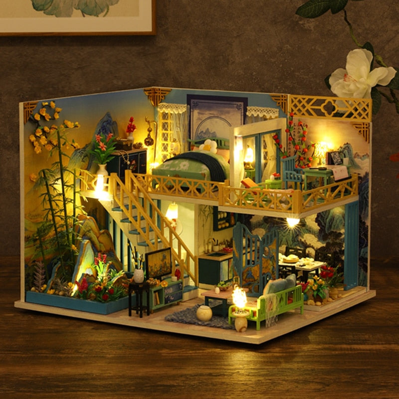 Japanese Casa Loft DIY Dollhouse Kit