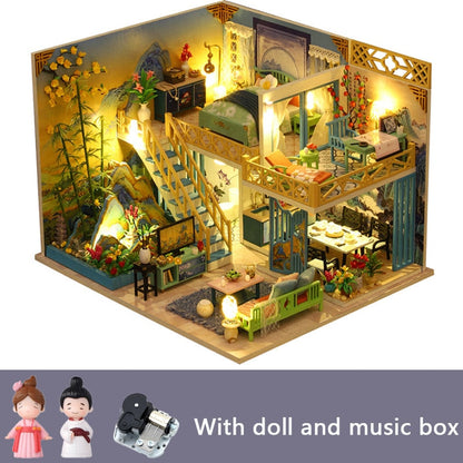 Japanese Casa Loft DIY Dollhouse Kit