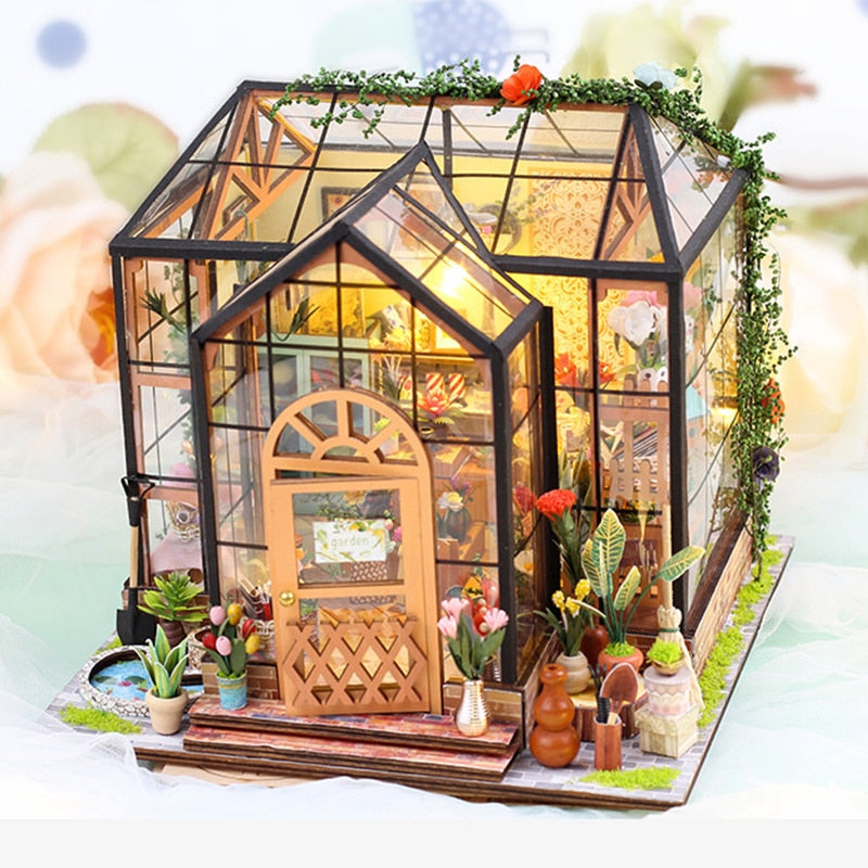 Jenny Greenhouse DIY Dollhouse Kit