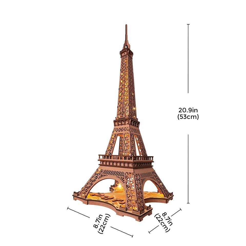 Robotime Rolife TGL01 Night of the Eiffel Tower - Mycutebee